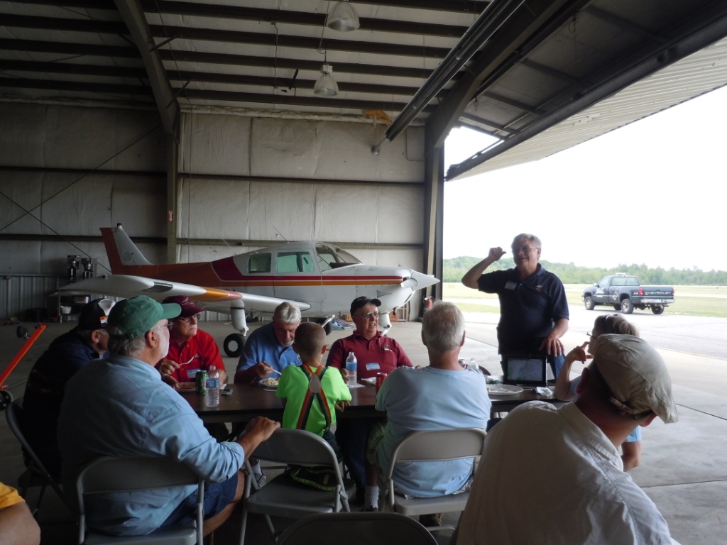 Dick Acker addressing the attendees.