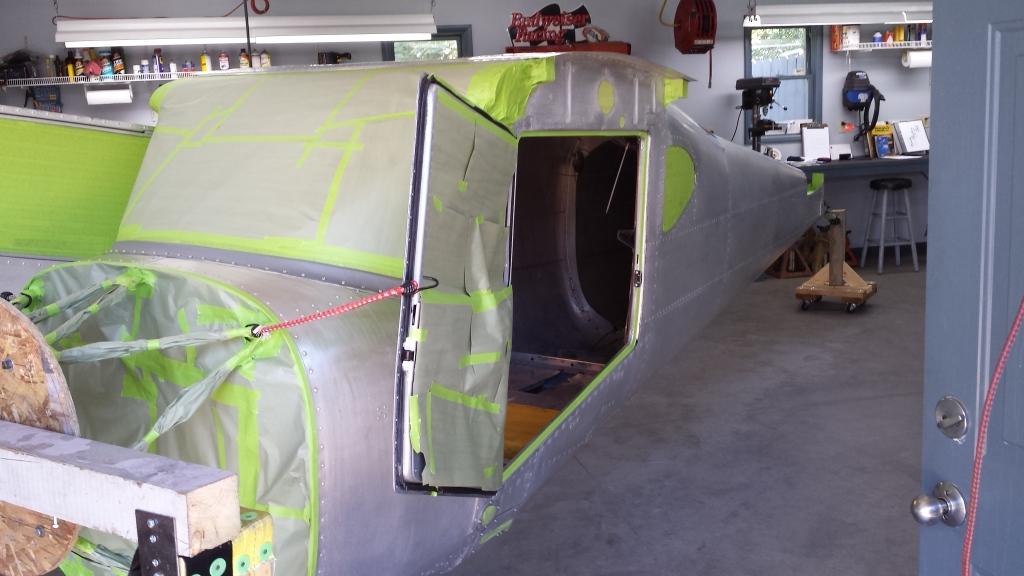 Re-masking for primer/paint