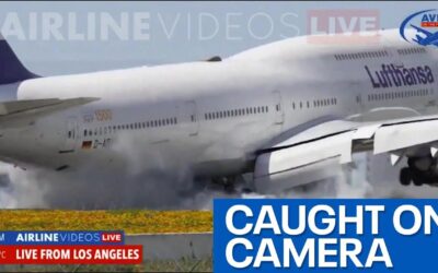 Viral Video Catches 747 Hard Landing