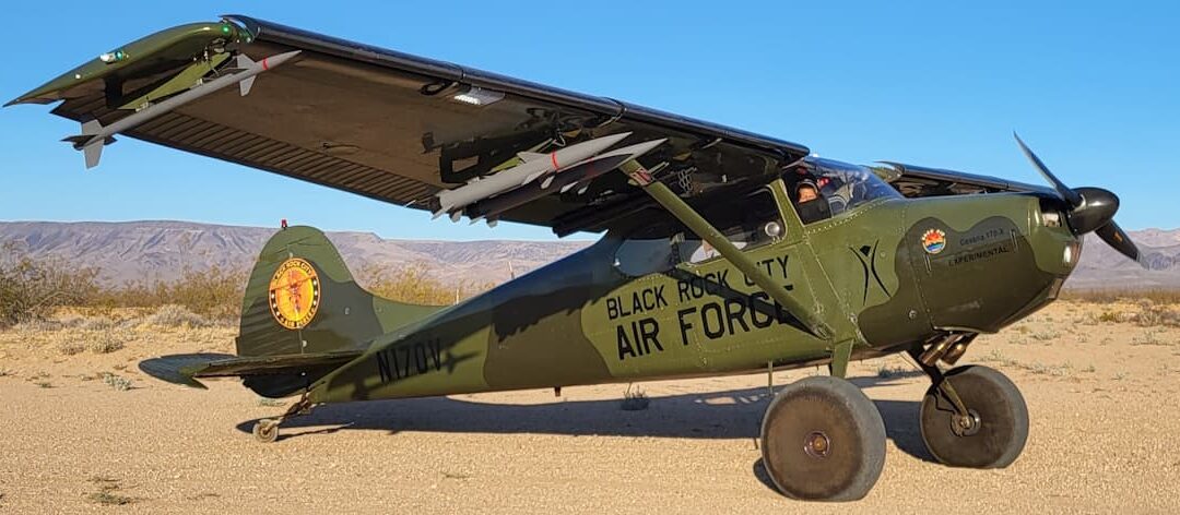 First FAA-approved aerial laser show illuminates desert skies