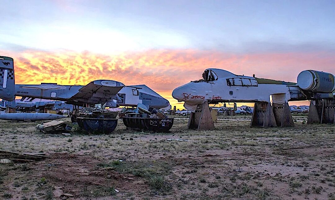 More Warthogs Relegated To Storage At Davis-Monthan 