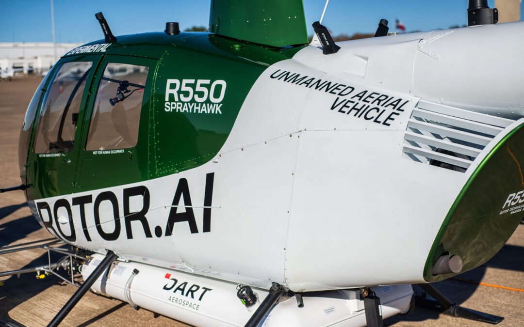 ​Rotor Flies World’s Largest Crop-Spraying Drone in Texas