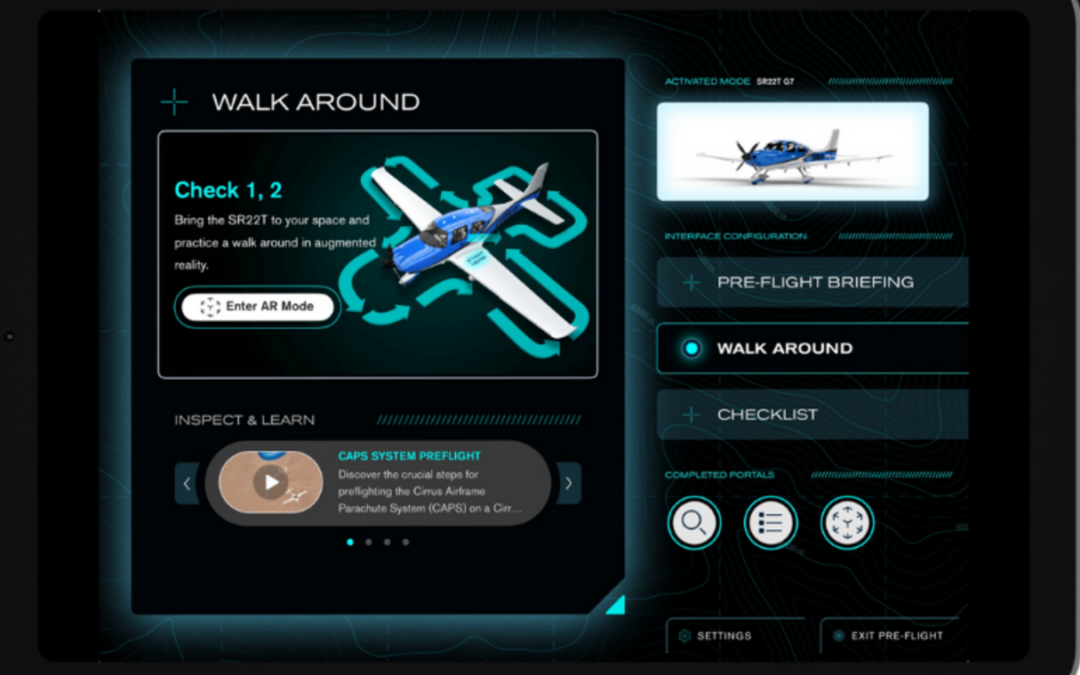 Cirrus Approach App Relaunches With Augmented Reality Pre-Flight Training 